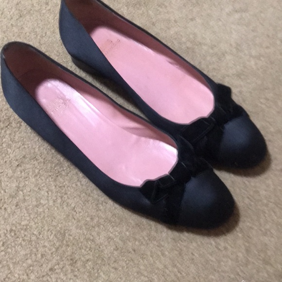 ⚡️FINAL PRICE⚡️ Moschino Cheap and Chic Vintage Black Satin Bow Ballet Flats - Picture 11 of 15